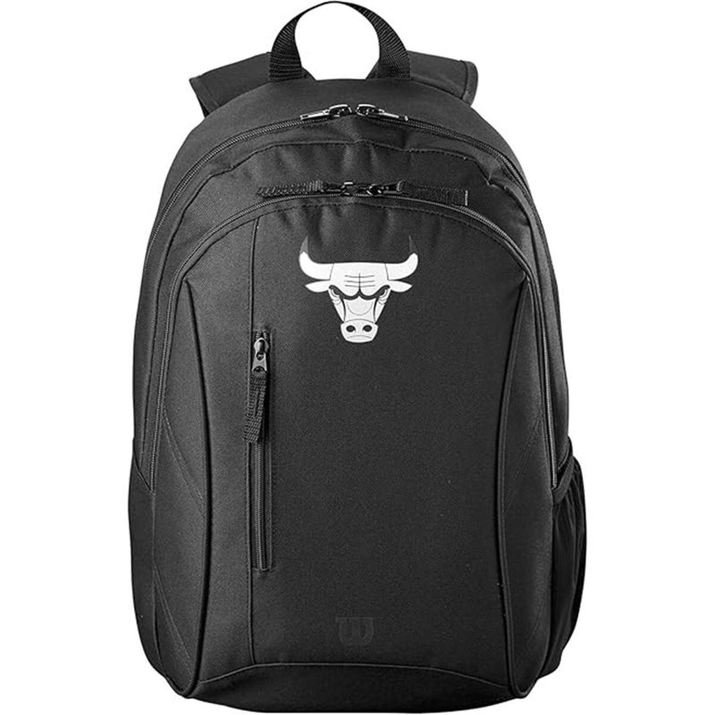 Ryggsäck Wilson NBA Team Backpack Chi, svart med NBA-tema
