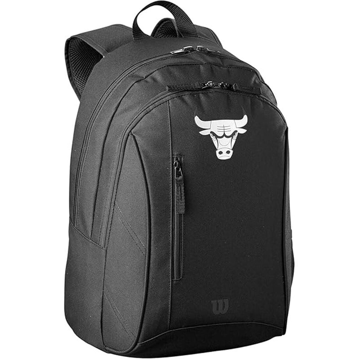 Ryggsäck Wilson NBA Team Backpack Chi, svart med NBA-tema