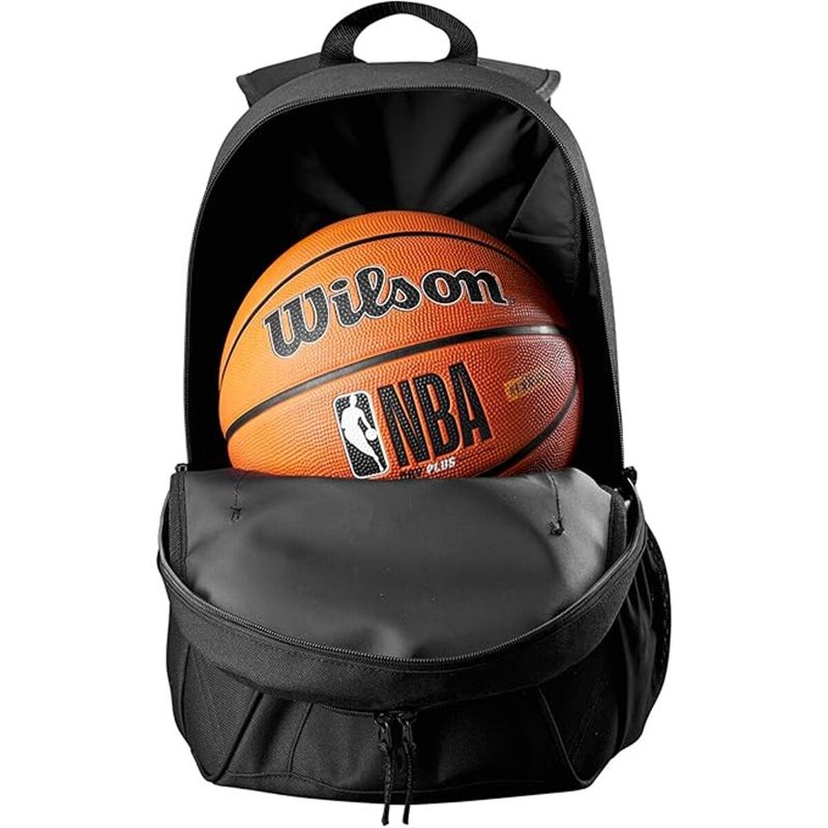Ryggsäck Wilson NBA Team Backpack Chi, svart med NBA-tema