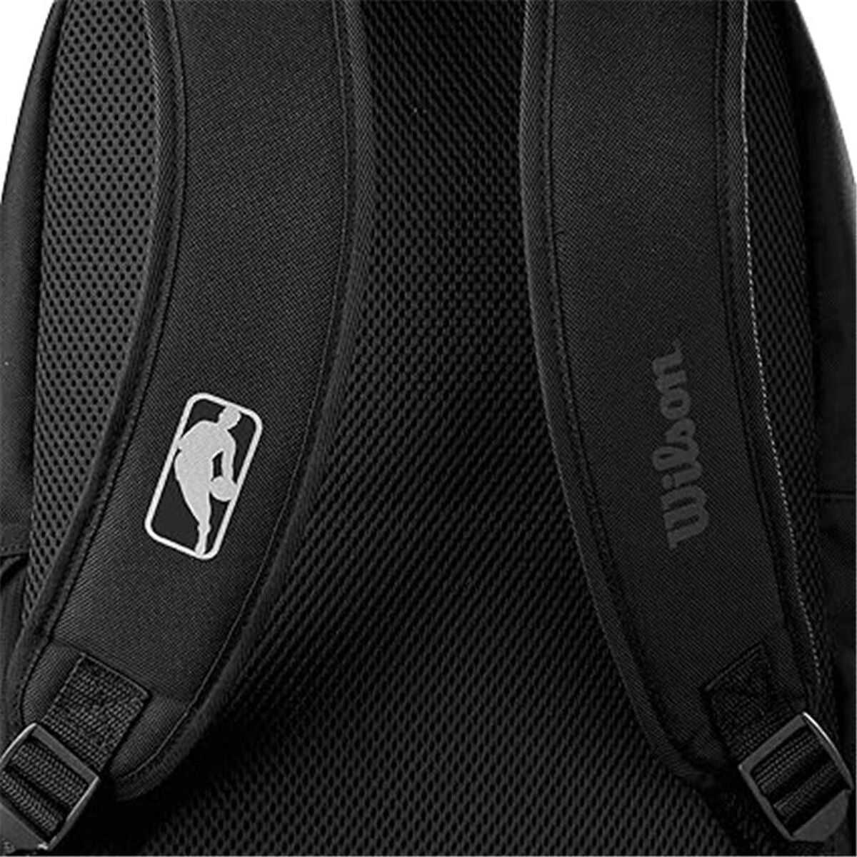 Ryggsäck Wilson NBA Team Backpack Chi, svart med NBA-tema