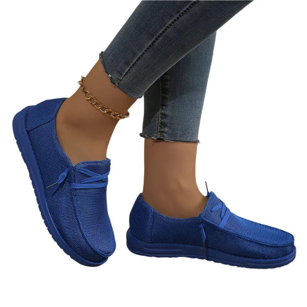 Women's Casual Shoes Lace Up Flat Slip-On Loafers