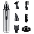 Five-In-One Multifunctional USB Charging Portable Mini Nose Ear Hair Trimmer