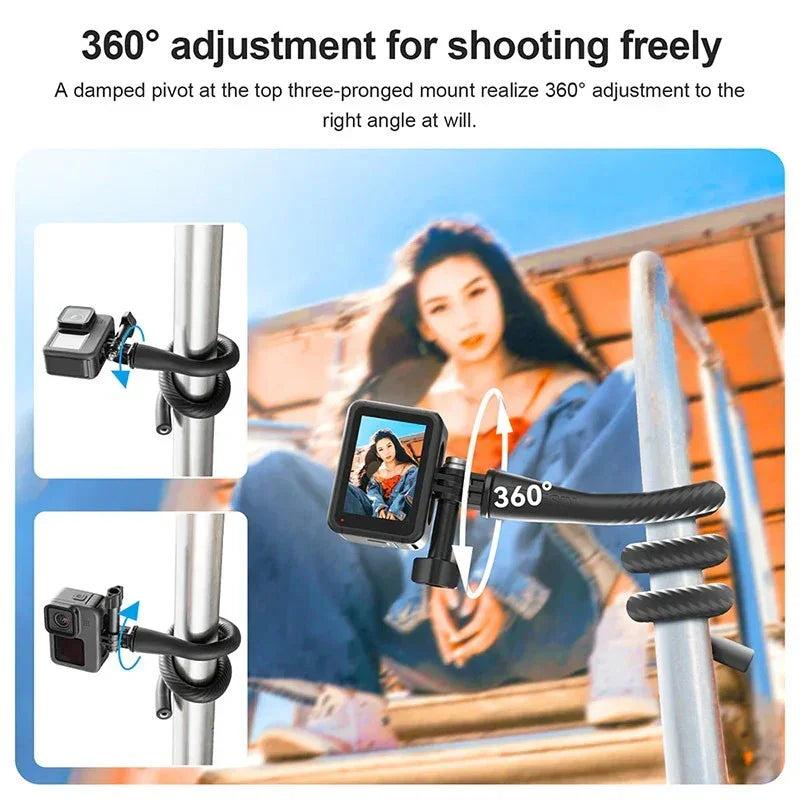 Telesin Flexible Mount – Flexible Svanhalsfäste 1/4" für GoPro