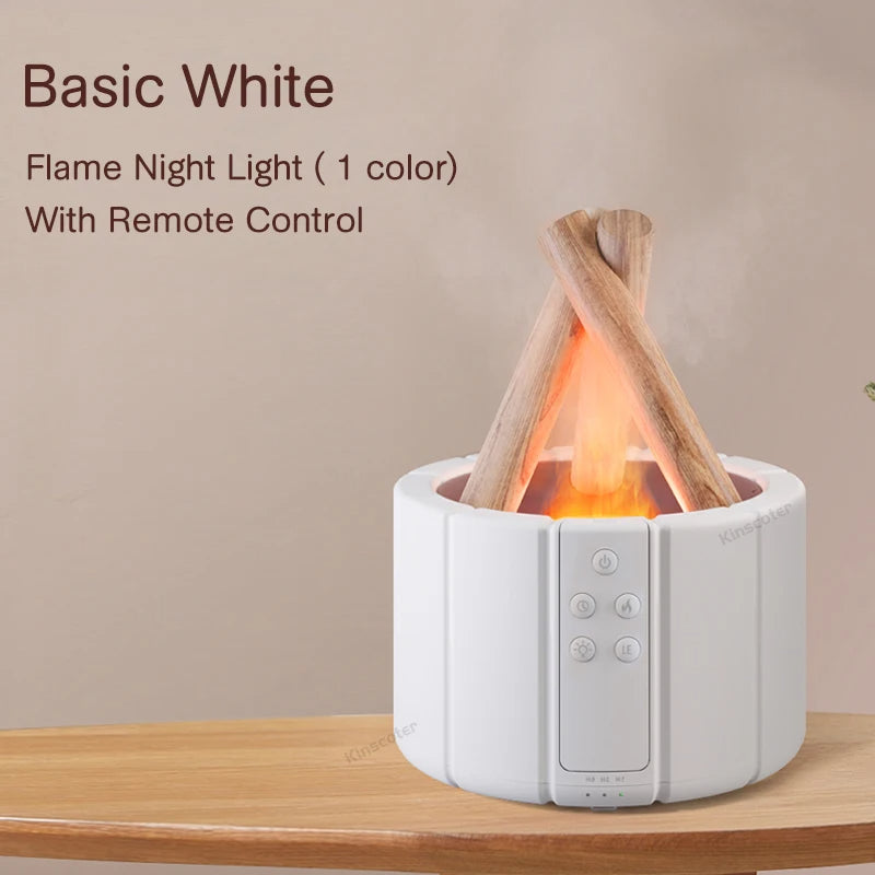 Diffusor in Form eines Lagerfeuers