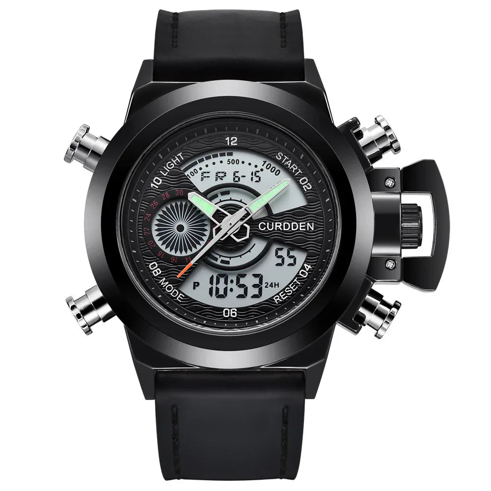 Multi-functional Double Display Sports Watch For Men