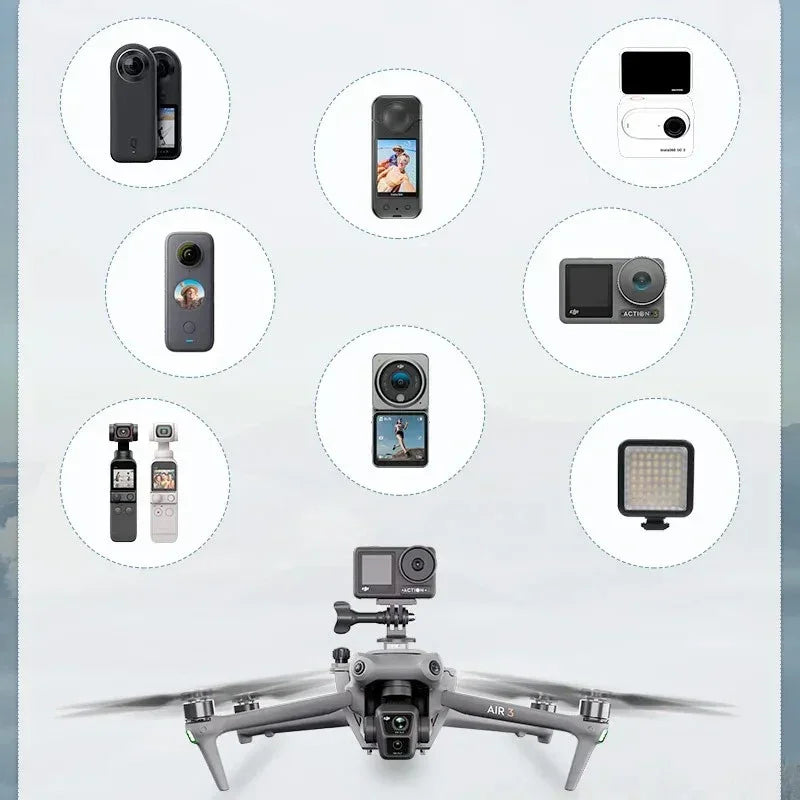 Fäste / Hållare für Kamera / Tiltbehör bis DJI Air 3 / Air 3S - Multifunktion