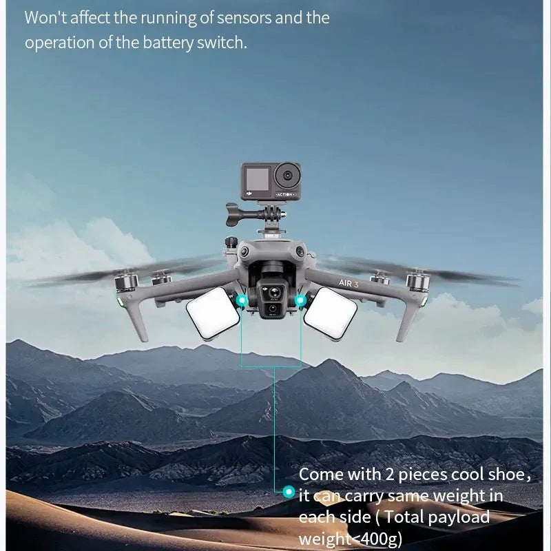 Fäste / Hållare für Kamera / Tiltbehör bis DJI Air 3 / Air 3S - Multifunktion
