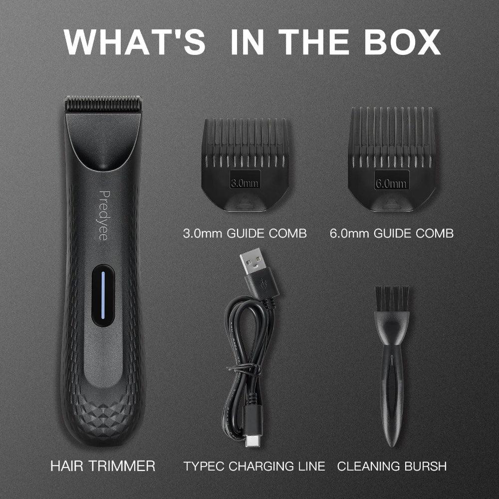 Electric Groin Pubic Hair Private Parts Intimate Grooming Versatile Body Hair Trimmer For Men