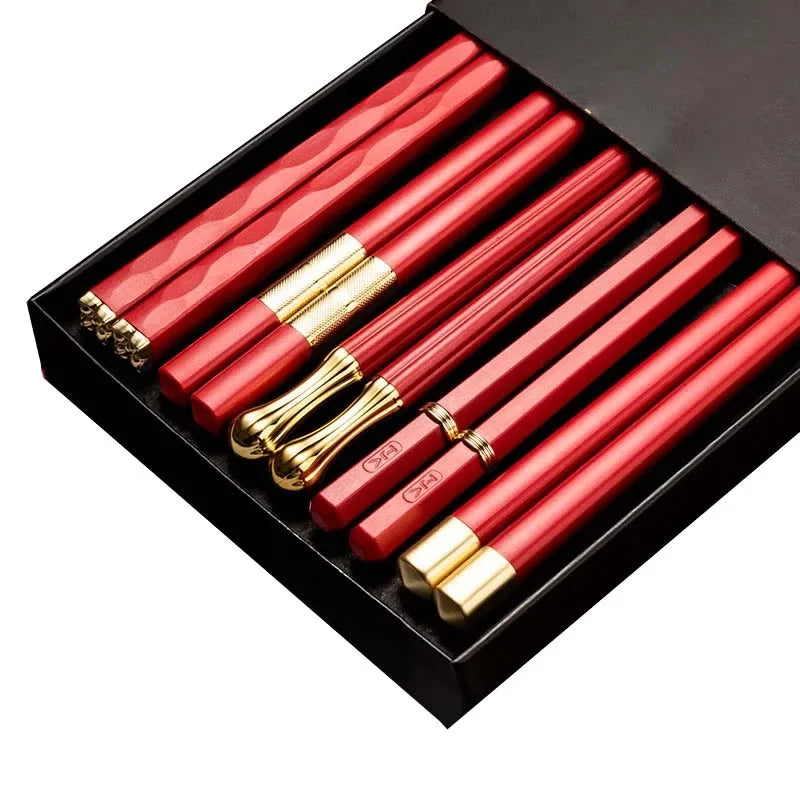 5 Paar hochwertige japanische rutschfeste Essstäbchen
