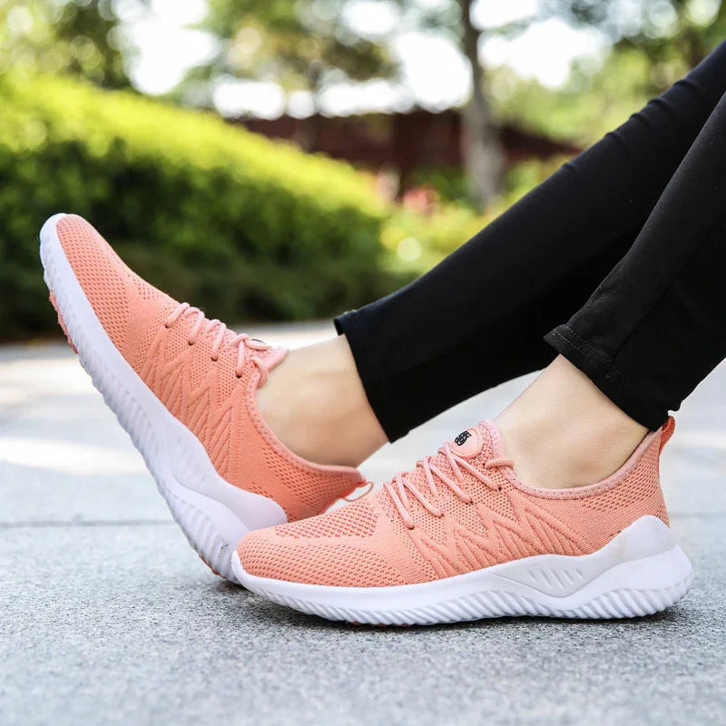 Women's Woven Casual Sports Running Shoes