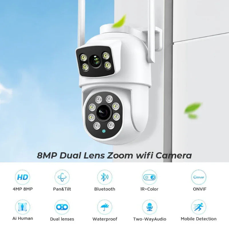 Outdoor Night Vision Wireless Surveillance Home Security Camera