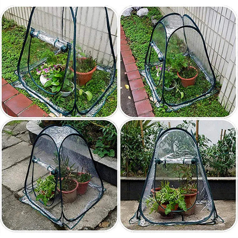 Small Portable Outdoor Garden Plants And Flowers Antifreeze Greenhouse