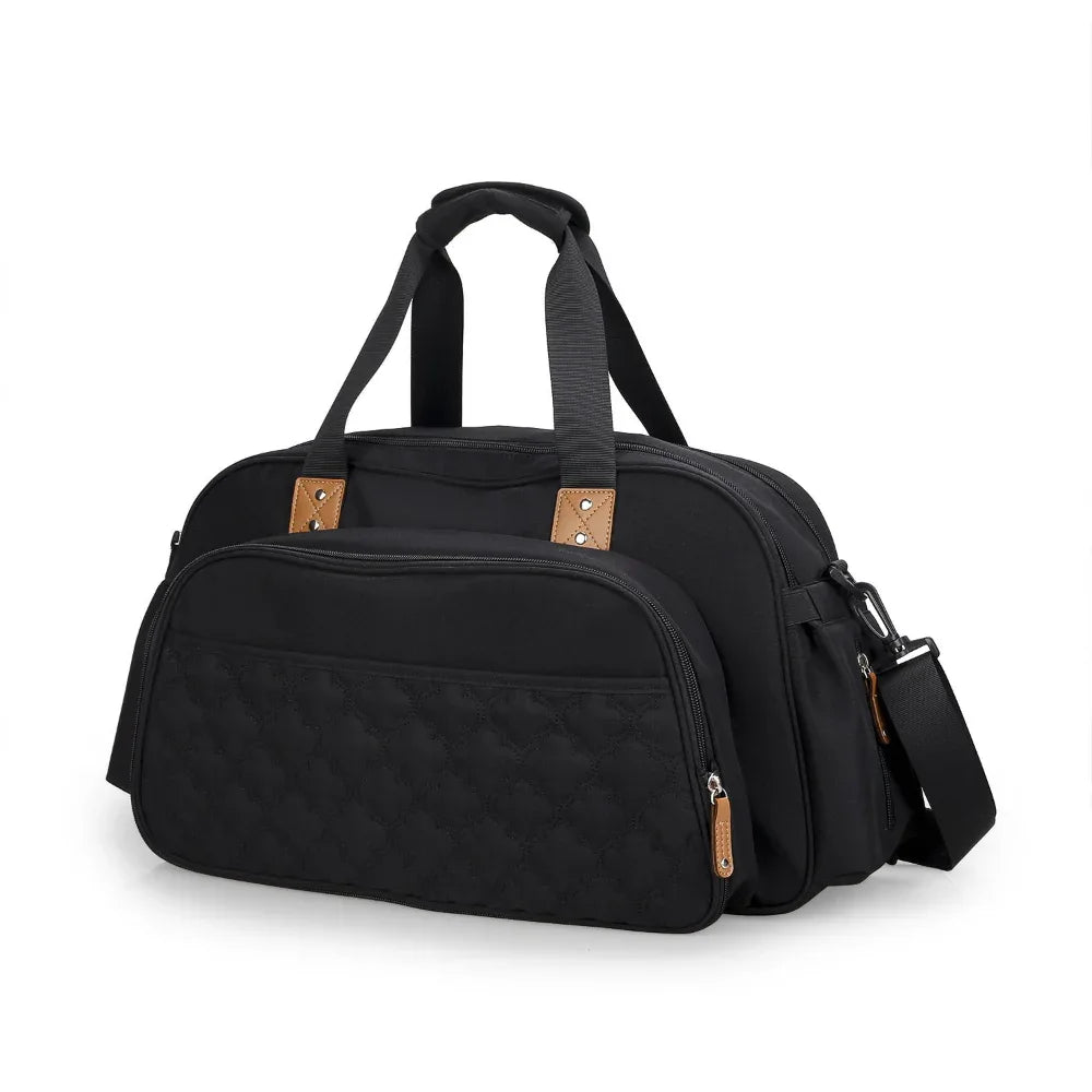 Multi-Purpose Organized Diaper Bag Convertible Baby Bed Crib Diaper Changing Pad