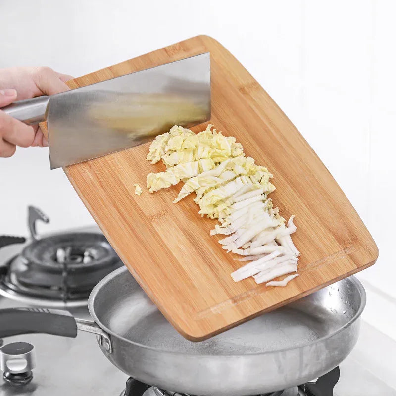 Healthy And Ecological Bamboo Cutting Board With Hanging Hole For Storage