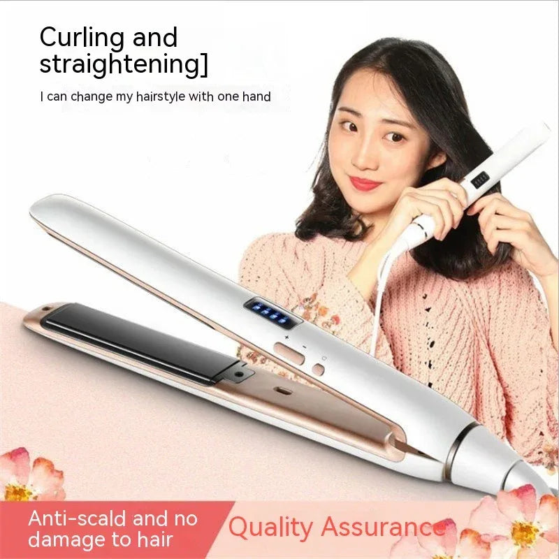 Hair Curler And Straightener Dual-Use Curling Irons