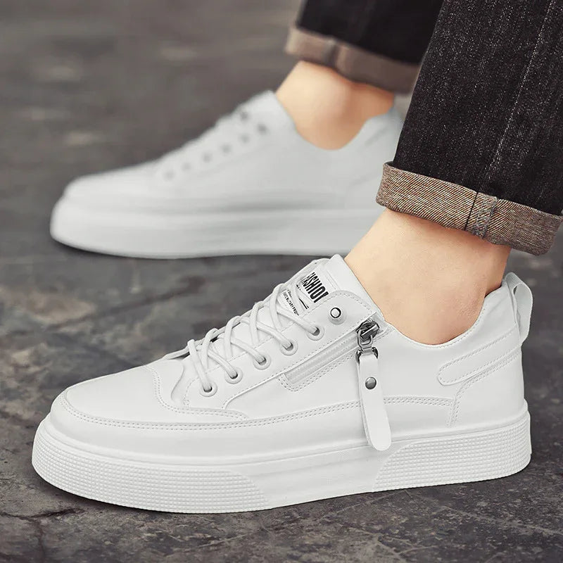 Men's Casual Sneakers All-Matching Lace-Up Board Shoes