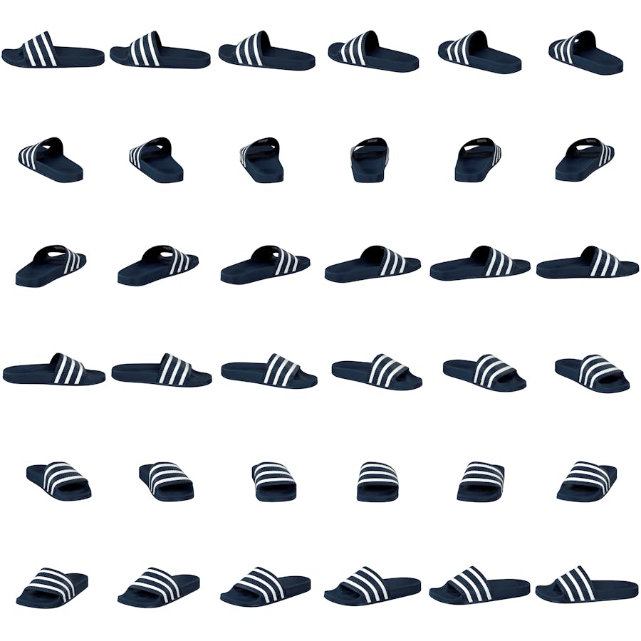 Adilette Adiblue/White/Adiblue