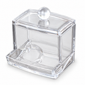 Clear Vanity Containers with Easy-Access Lids