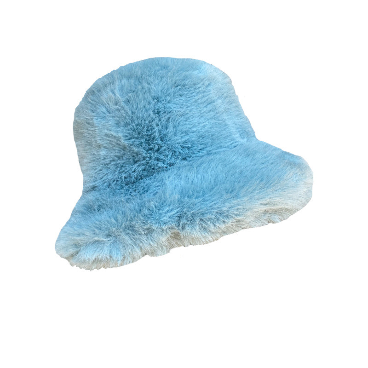 Plush Faux-Fur Bucket Hat