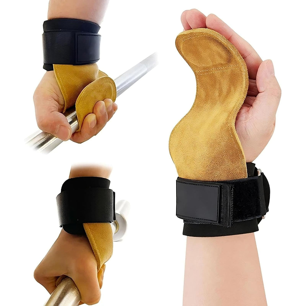 Power Grip Straps for Strength Training