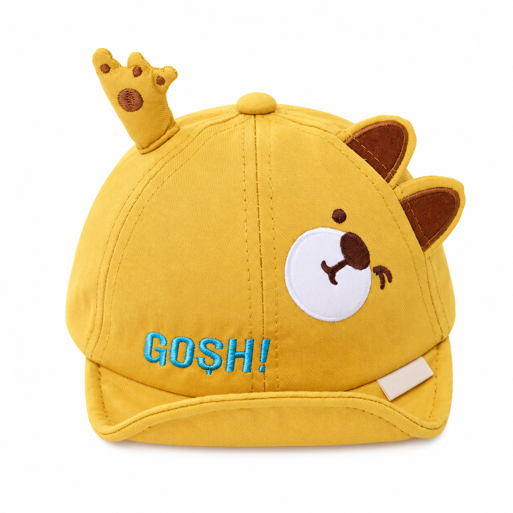 Crown Bear Baby Baseball Cap