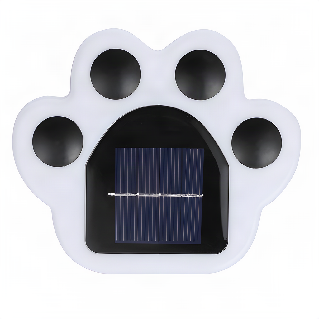 Solar Paw Print Garden Lights