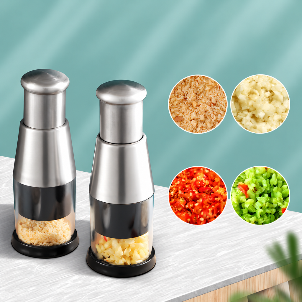 Stainless Steel Garlic Crusher