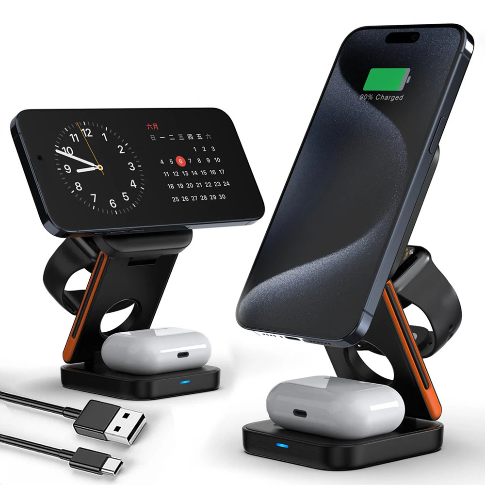 3-in-1 Faltbare Ladestation