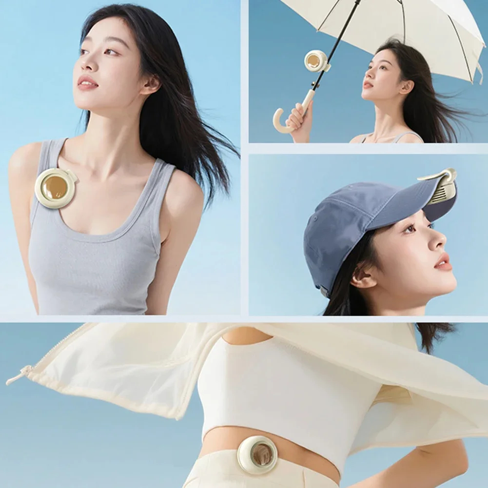 Mini Bladeless Clip-On Fan