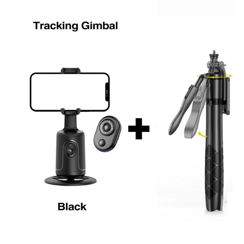 Automatisches Gimbal mit Gesichtserkennung für Smartphones, inklusive Fernbedienung, L16 Selfie-Stick und Stativ