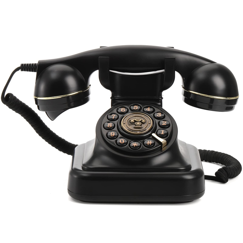 Retro Push-Button Desk Telephone