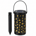 Star and Moon Solar Stake Lantern