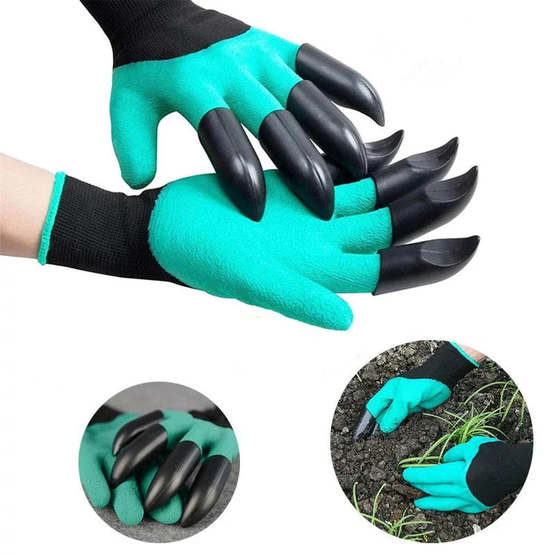 Gartenhandschuhe mit Krallen