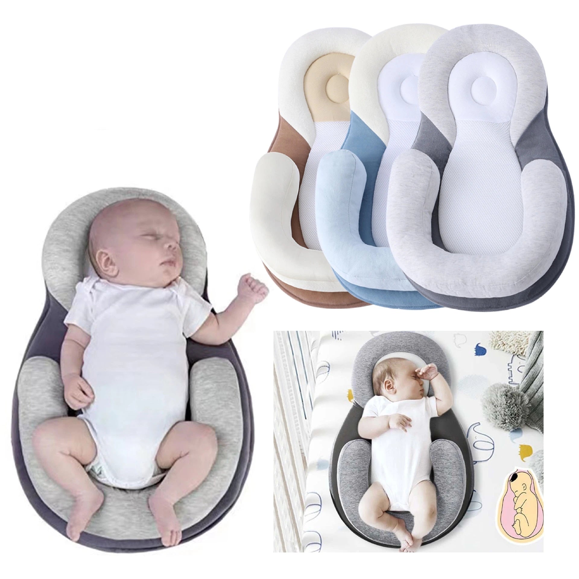 Baby-Anti-Roll-Schlafkissen