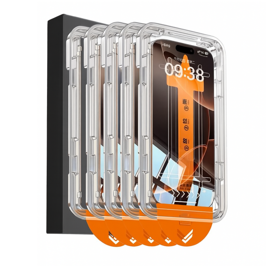 5er-Packung oleophobe Displayschutzfolie