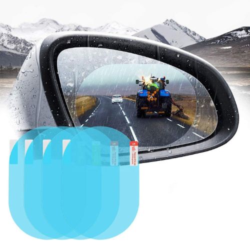 4x Regenschutzfolie für Auto-Rückspiegel