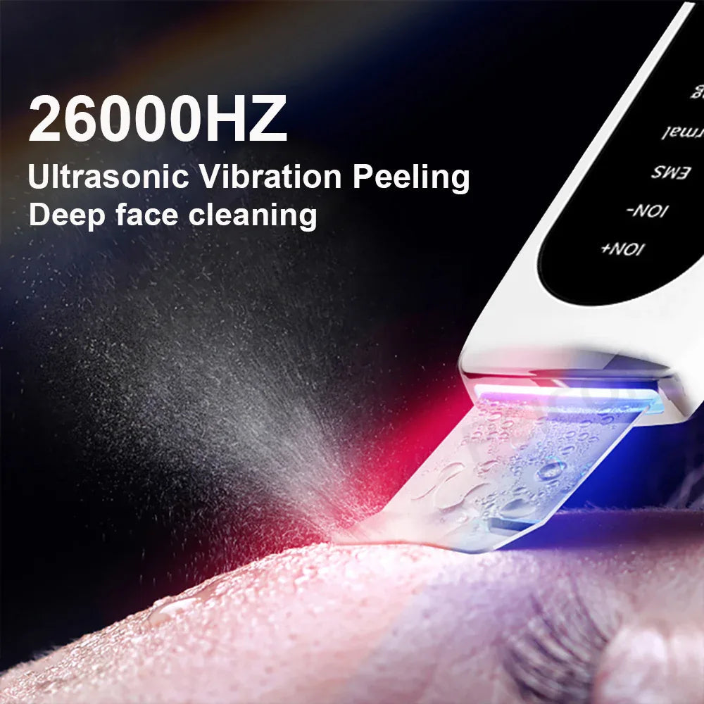 Ultrasonic Facial Skin Scrubber For Skin Care Acne & Blackhead Removal