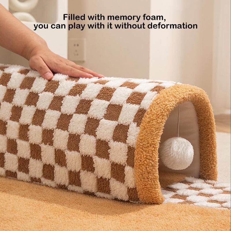 2 In 1 Pet Bed & Tunnel Cat Dog Toy