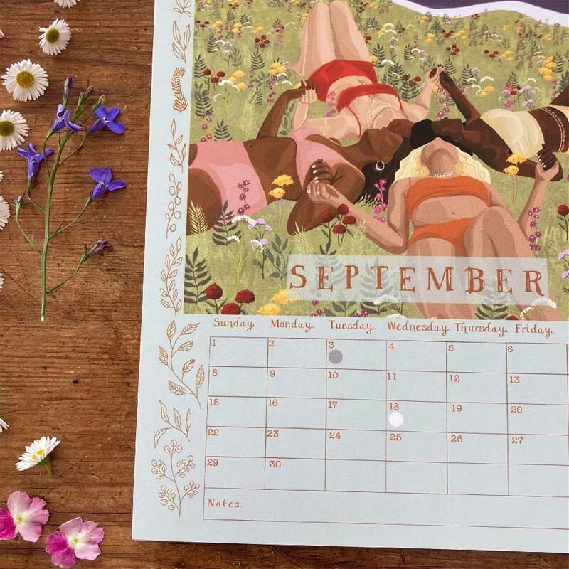 2024 Kvinnocirkeln - väggkalender
