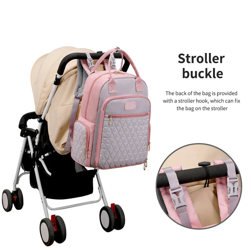 Multifunctional Portable Waterproof Diaper Bag