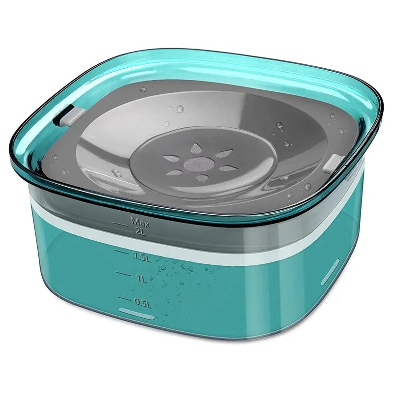 Pet Dog Splash-Proof Water Bowl