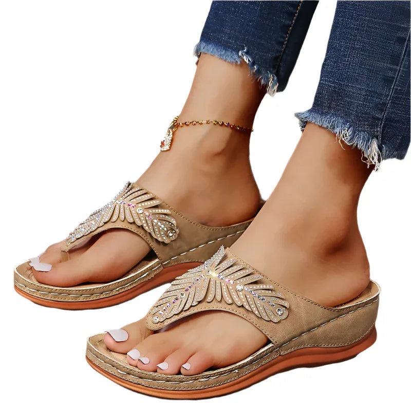 Women's Shoes Rhinestone Wedge Sandals