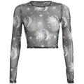 Astro Mesh Crop Top i spets | Trendig & stretchig