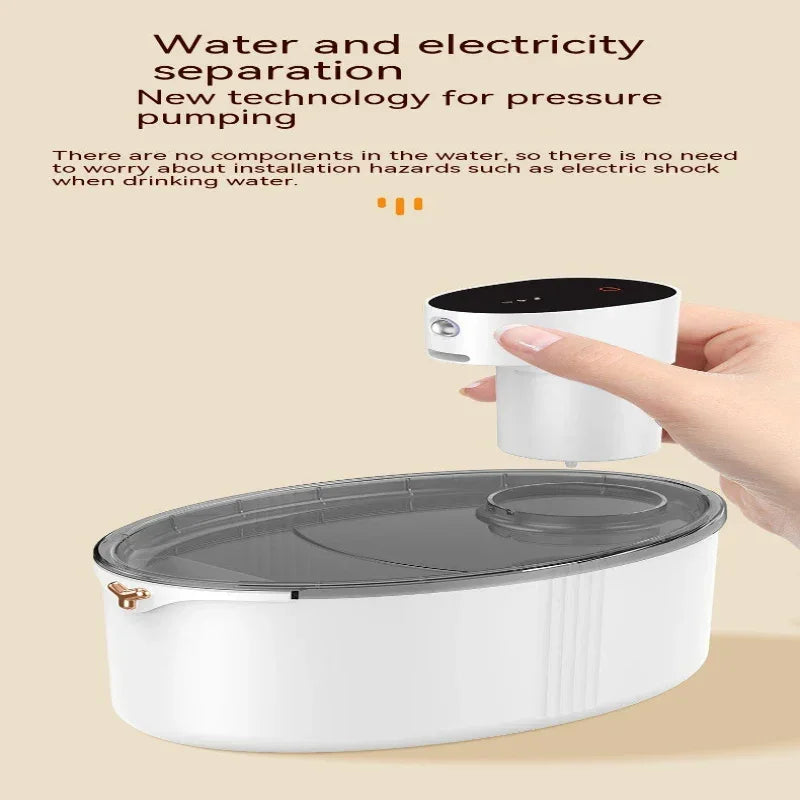 Pet Wireless Smart Cat Mute Water Dispenser