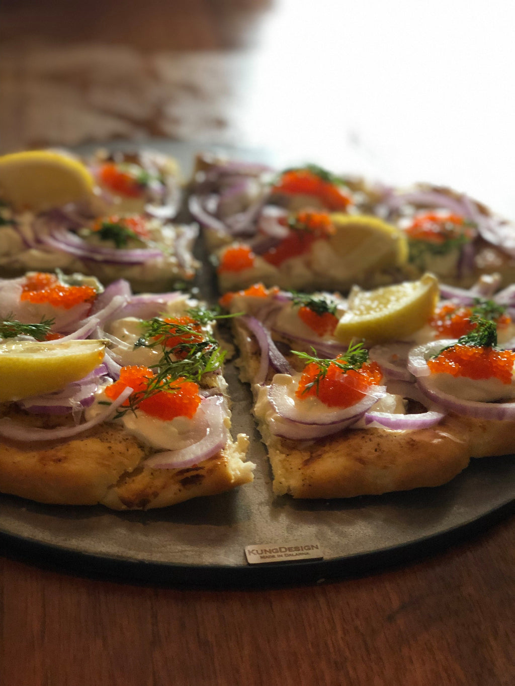 Pizzastål Rund