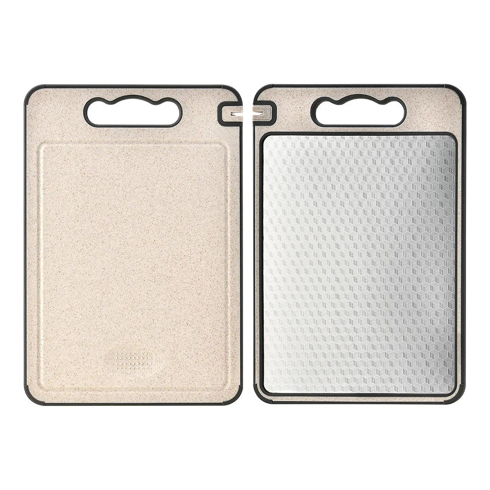 Household Kitchen 304 Stainless Steel Double-Sided Defrosting Tray And Cutting Board