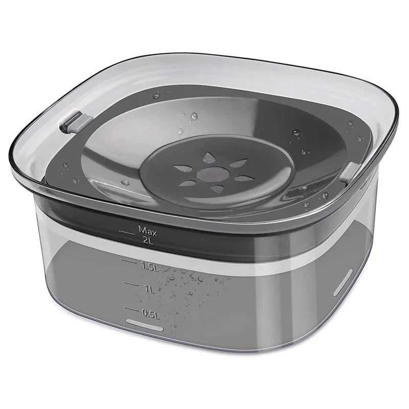 Pet Dog Splash-Proof Water Bowl