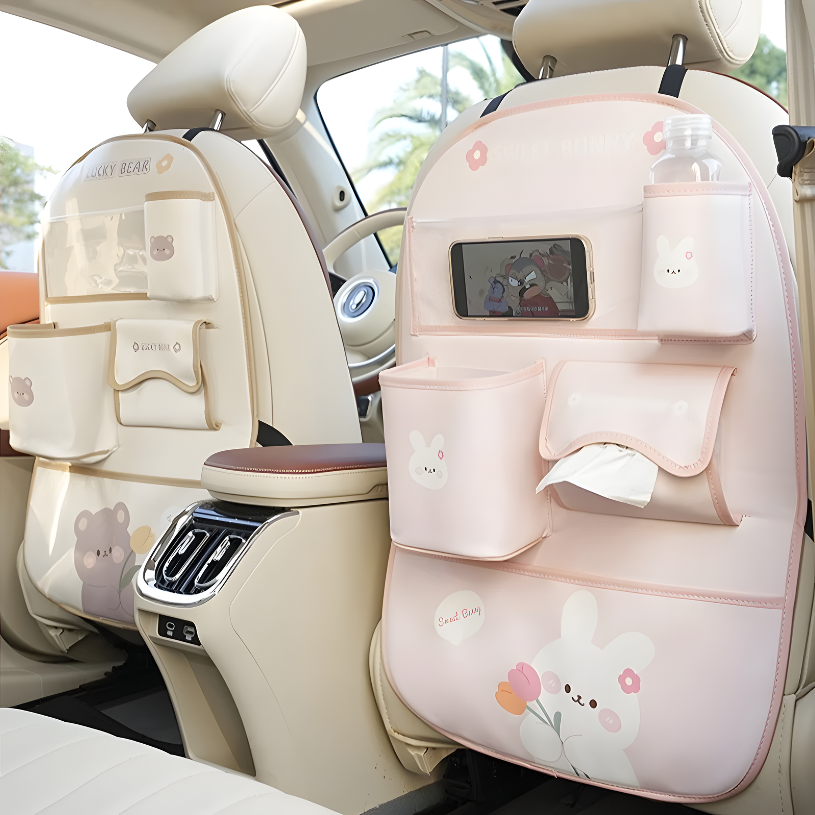 Cartoon Car Seat Back Organizer