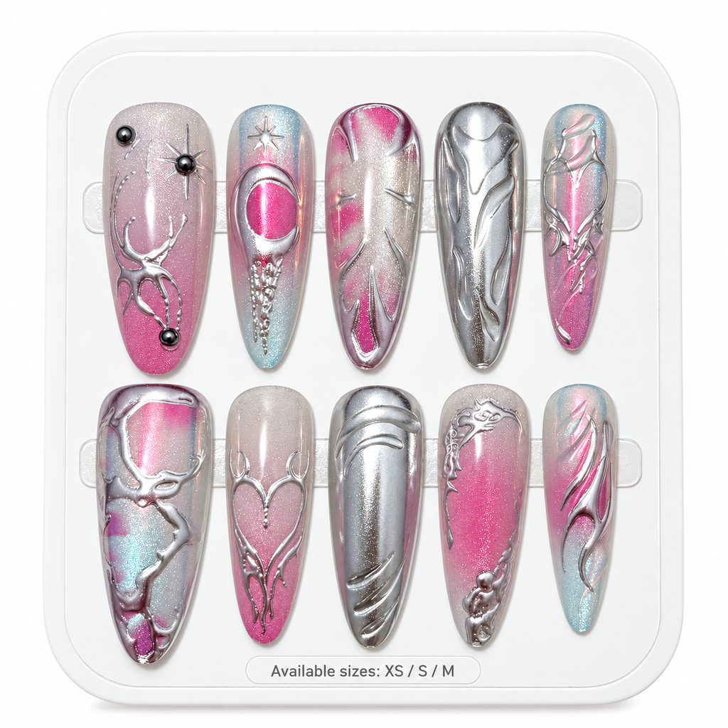 Almond Press-On Nails