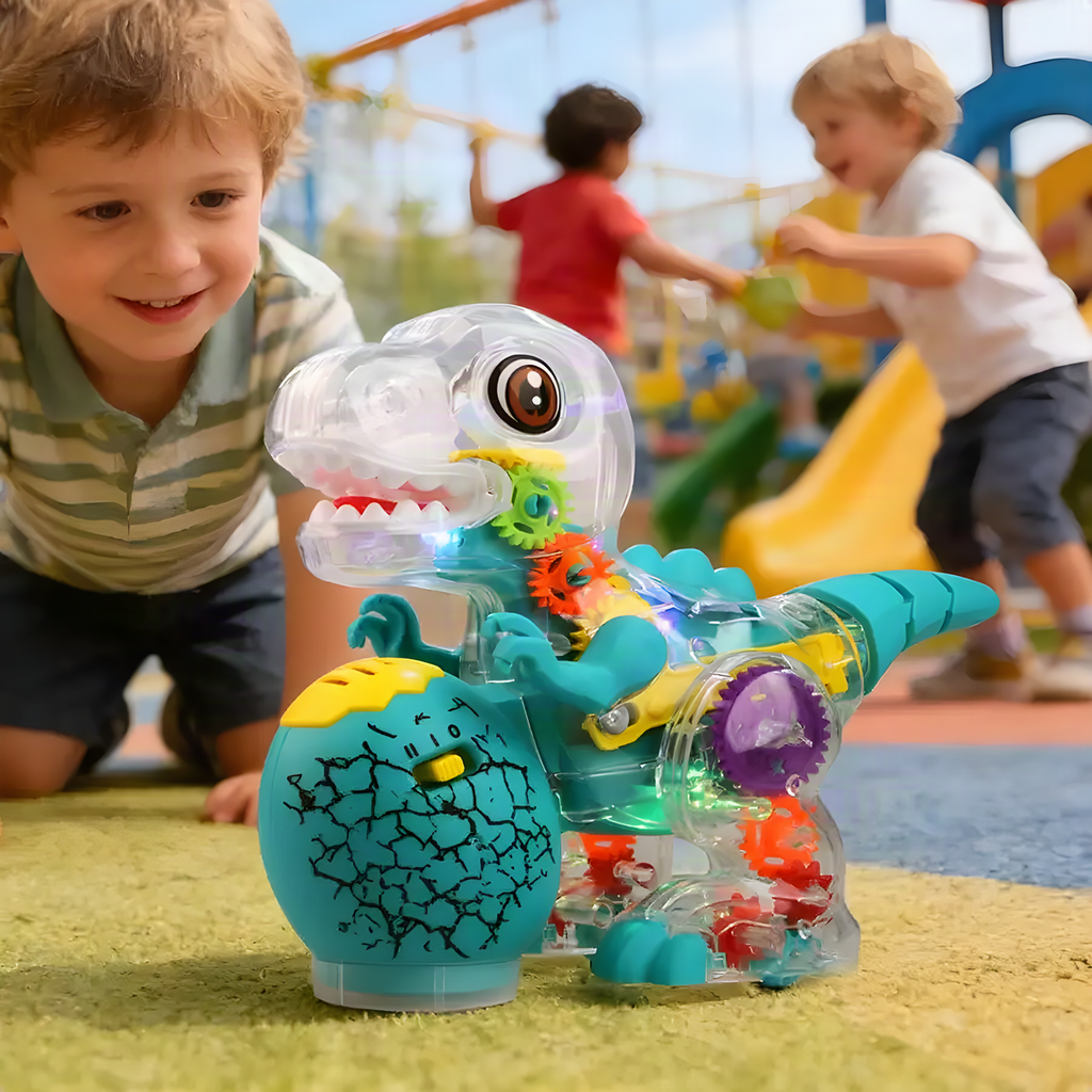 Transparent Gear Dinosaur Toy